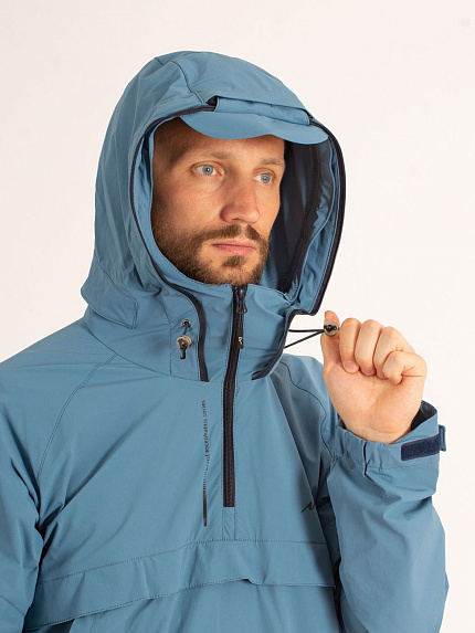  костюм антимоскитный softshell "азимут" (светло-синий/терракот) 