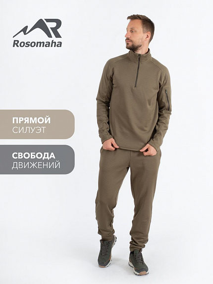  костюм флисовый (олива, "вафля") 