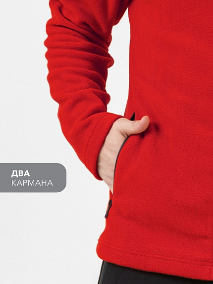  куртка флисовая "такмак" (красный) 