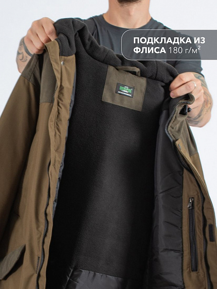  костюм зимний "горка" (комбинация хаки) 