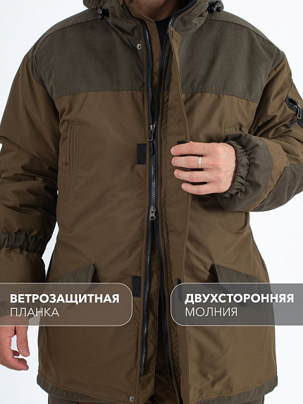 костюм зимний "горка" (комбинация хаки) 